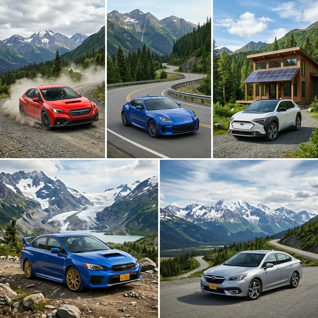 Modern performance and electrified Subarus: WRX VB, BRZ sports coupe, Solterra EV